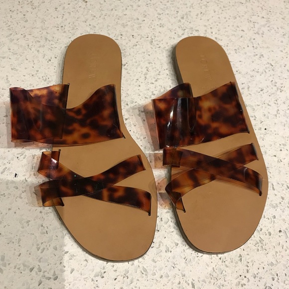 J. crew tortoise shell sandals - Picture 3 of 3